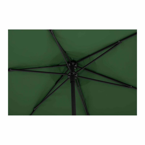 Helloshop26 Grand parasol hexagonal diamètre 270 cm vert 14_0007579