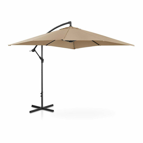 Helloshop26 - Parasol déporté - taupe - rectangulaire - 250 x 250 cm - inclinable 14_0007588 Helloshop26  - Pied parasol 50 kg