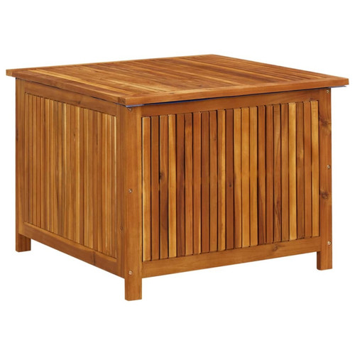 Helloshop26 - Coffre boîte meuble de jardin rangement 75 x 75 x 58 cm bois d'acacia solide 02_0013046 Helloshop26  - Coffre de jardin