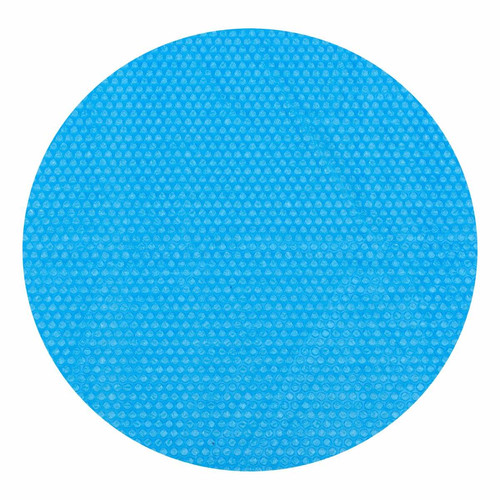 Helloshop26 - Bâche solaire de piscine ronde diamètre 244 cm polyéthylène bleu 03_0006676 Helloshop26  - Couverture et bâche piscine