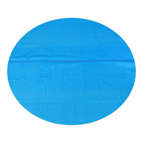 Helloshop26 - Bâche solaire de piscine ronde diamètre 488 cm polyéthylène bleu 03_0006680 Helloshop26  - Couverture et bâche piscine