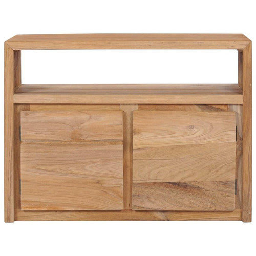 Helloshop26 Buffet bahut armoire console meuble de rangement 80 cm bois de teck massif 4402220