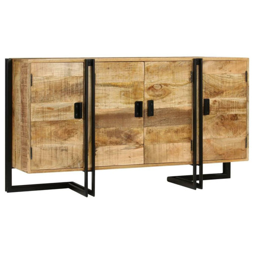 Helloshop26 - Buffet bahut armoire console meuble de rangement bois de manguier massif 150 cm 4402145 Helloshop26  - Consoles