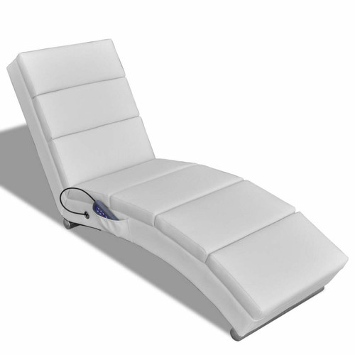 Helloshop26 - Fauteuil de massage chaise relaxation électrique blanc 1702014 Helloshop26  - Petit électroménager Electroménager