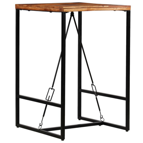 Tables à manger Table haute mange debout bar bistrot bois recyclé solide 106 cm 0902096