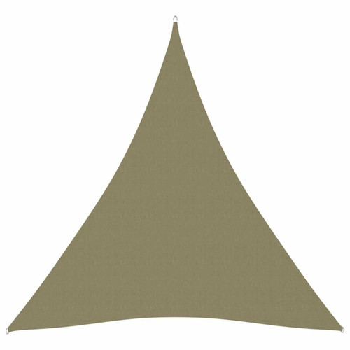 Helloshop26 - Voile toile d'ombrage parasol tissu oxford triangulaire 3 x 4 x 4 m beige 02_0009835 Helloshop26  - Voile d'ombrage