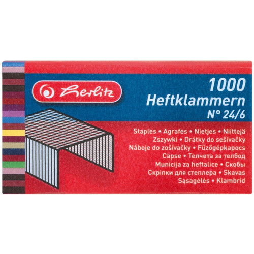 Herlitz - Heftklammern No. 24/6 Herlitz  - Agrafeuses Herlitz