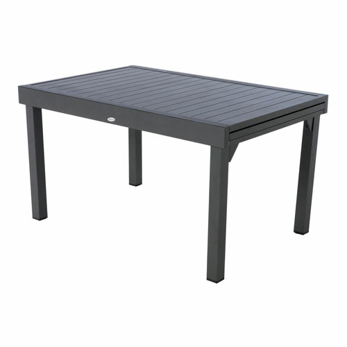 Hesperide Table de jardin extensible 10 Personnes Piazza - L. 135/270 cm - Noir graphite