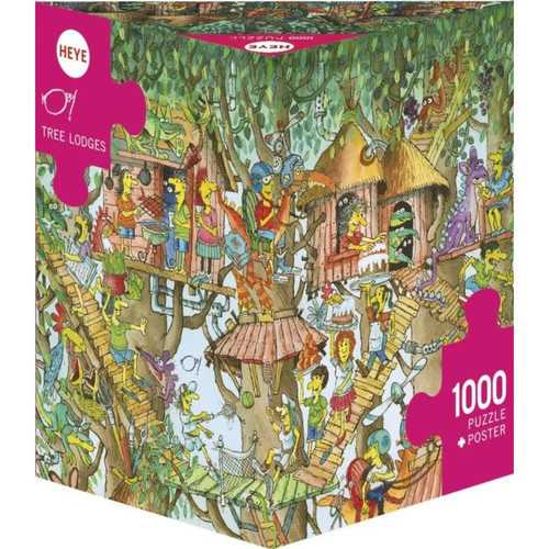 Heye - Puzzle 1000 elements Tree houses Heye  - Heye