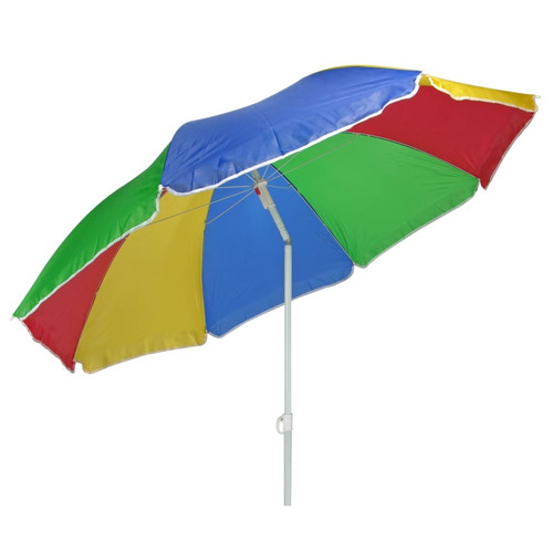 Voile d'ombrage Hi HI Parasol de plage 150 cm Multicolore