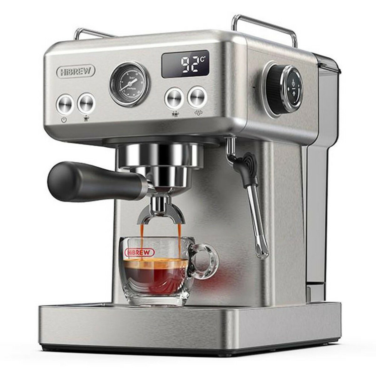 HiBREW HiBREW H10A Machine à café expresso semi-automatique 19 bars, cafetière froide/chaude