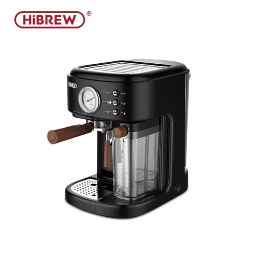 HiBREW - Machine à expresso H8A, machine à expresso en acier inoxydable,Machine à expresso à porte-filtre | Pour des capsules, de la poudre & des dosettes de café | Spécialités comme l'espresso, latte macchiato etc. HiBREW  - Porte filtres cafe