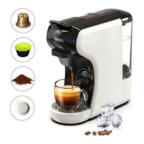 HiBREW - Machine à café expresso HiBREW H1A 4 EN 1 compatible avec le café moulu Dolce Gusto HiBREW  - Expresso - Cafetière