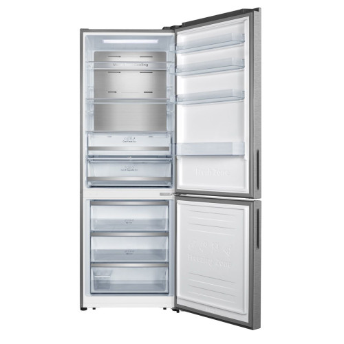 Hisense - Hisense RB645N4BIE réfrigérateur-congélateur Autoportante 495 L E Acier inoxydable Hisense  - Refrigerateur freezer