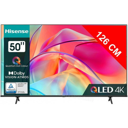 Hisense - TV QLED 4K 126 cm 50E7KQ Hisense  - TV 50'' à 55''