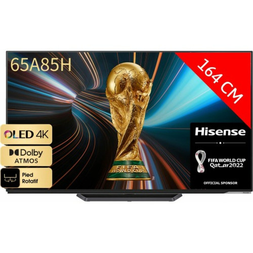 Hisense - TV OLED 4K 164 cm 65A85H - TV OLED TV, Home Cinéma