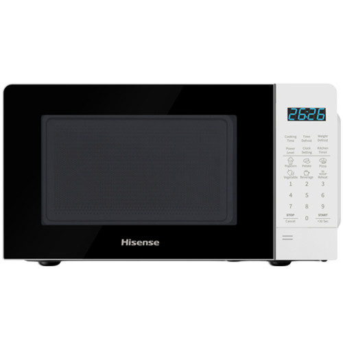 Hisense - Hisense H20MOWS3G micro-onde Comptoir Micro-onde combiné 20 L 700 W Noir, Blanc Hisense  - Combine four micro ondes encastrable