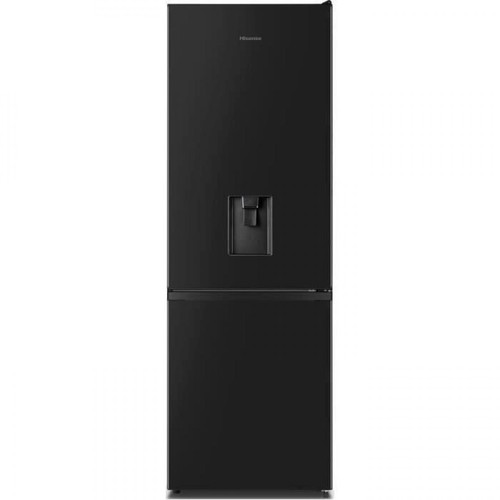 Réfrigérateur Hisense HISENSE - RB372N4WB1 - Réfrigérateur congélateur bas - 287L (207L+80L) - froid ventilé total - A+ - L59,5x H178,5 - Noir
