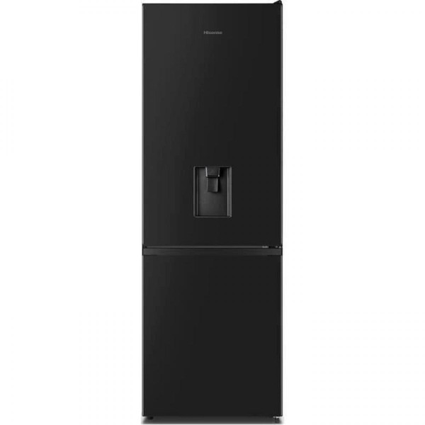 Réfrigérateur Hisense HISENSE - RB372N4WB1 - Réfrigérateur congélateur bas - 287L (207L+80L) - froid ventilé total - A+ - L59,5x H178,5 - Noir