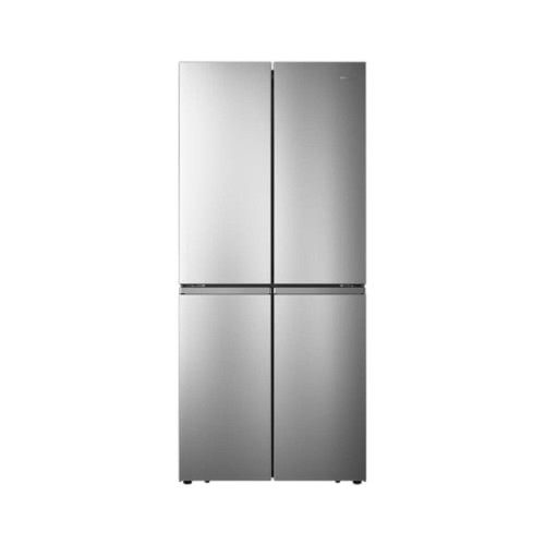 Hisense - RQ563N4AI1 Refrigerateur Deux Portes 432L 40dB Congélateur en Bas Autonome Automatique Acier Inoxydable Argent - Hisense