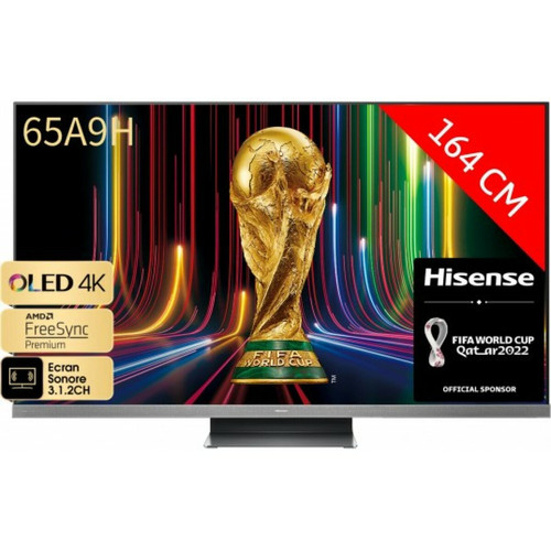 Hisense - TV OLED 4K 164 cm 65A9H - Hisense