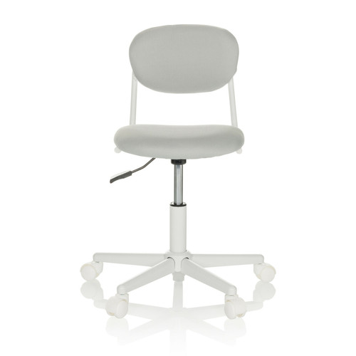 Hjh Office - Chaise de bureau pour enfants / chaise pivotante pour enfants KIDDY BASE I Tissu gris hjh OFFICE - Chaise de bureau Chaises