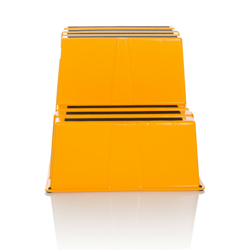 Hjh Office - Tabouret marchepied / marchepied TIO-E2 plastique jaune hjh OFFICE Hjh Office  - Tabourets Hjh Office