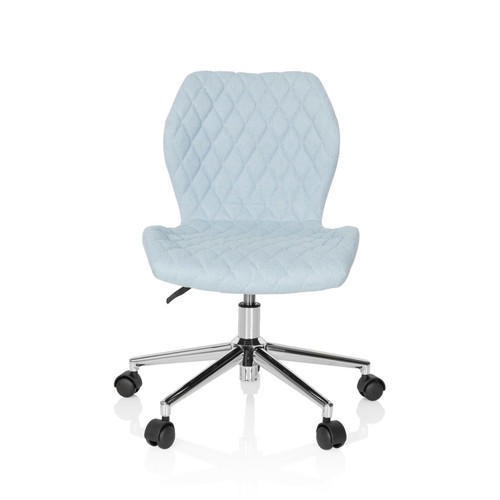 Hjh Office - Chaise de bureau / chaise d'enfant pour enfants JOY II tissu bleu clair hjh OFFICE Hjh Office  - Maison Bleu petrole