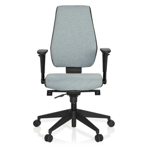 Hjh Office - Chaise de bureau / Chaise pivotante PRO-TEC 500 tissu à maille gris foncé/gris clair hjh OFFICE Hjh Office  - Chaise écolier Chaises