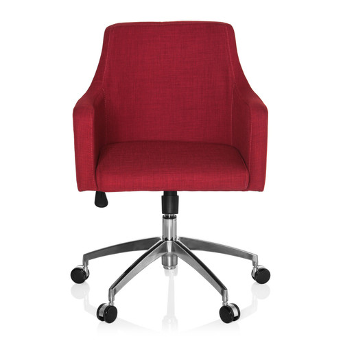 Hjh Office - Chaise de bureau / Chaise pivotante SHAPE 200  rouge hjh OFFICE Hjh Office  - Chaise scandinave grise Chaises