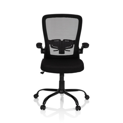 Hjh Office -Chaise de bureau / chaise pivotante VENDO LIGHT maille / tissu noir hjh OFFICE Hjh Office  - Hjh Office