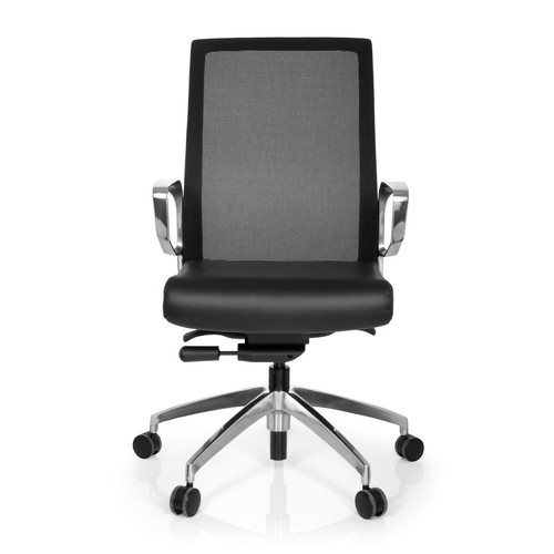 Hjh Office - Chaise de bureau PROVIDER NET tissu à maille / tissu noir hjh OFFICE Hjh Office  - Chaises Design