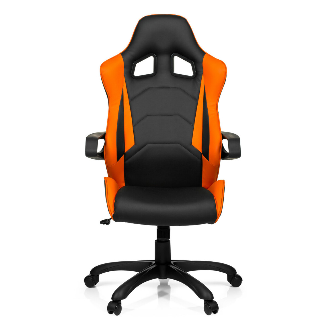 Hjh Office Chaise gaming / Siège de bureau GAME PRO I simili cuir noir / orange hjh OFFICE