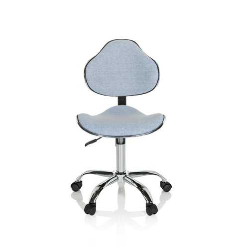 Hjh Office - Chaise pour enfant / Chaise de bureau pour enfant KIDDY GTI-3 Tissu Bleu hjh OFFICE Hjh Office  - Hjh Office