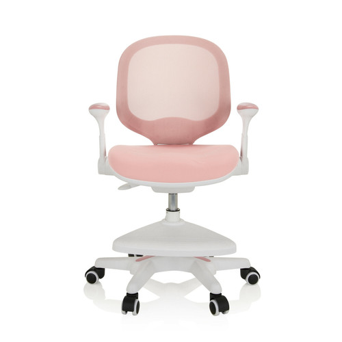 Hjh Office -Chaise enfant / chaise de bureau enfant KID ERGO tissu/filets rose hjh OFFICE Hjh Office  - Chaise de bureau Chaises