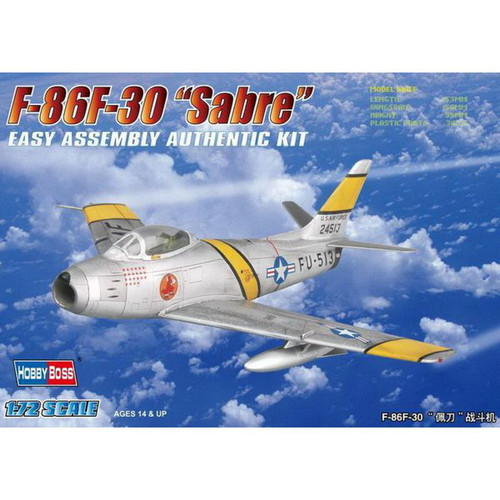 Hobby Boss - F-86F-30 'Sabre' Fighter - 1:72e - Hobby Boss Hobby Boss  - Jeux & Jouets