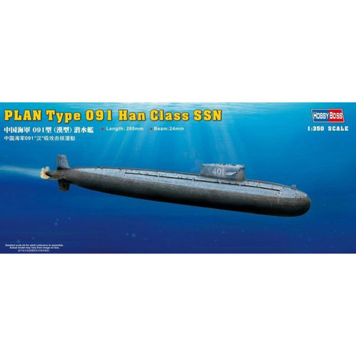 Hobby Boss - PLAN Type 091 Han Class Submarine - 1:350e - Hobby Boss Hobby Boss  - Hobby Boss