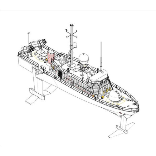 Hobby Boss - USS Pegasus PHM-1 - 1:200e - Hobby Boss Hobby Boss  - Jouets radiocommandés