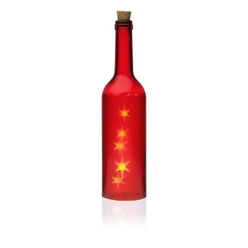 Home - Bouteille LED Cosmo Verre Rouge Home  - Home