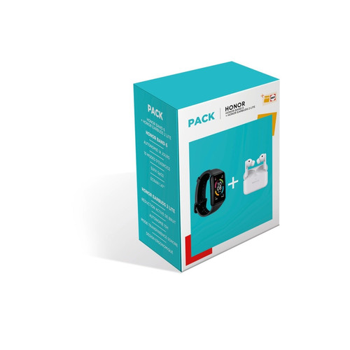 Montre connectée Honor Pack Band 6 + HONOR Earbuds 2 lite blanc