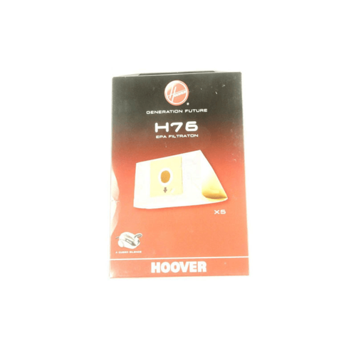 Hoover - SACHET SACS PAPIERS X5 H76 Hoover  - Aspirateur Hoover Electroménager