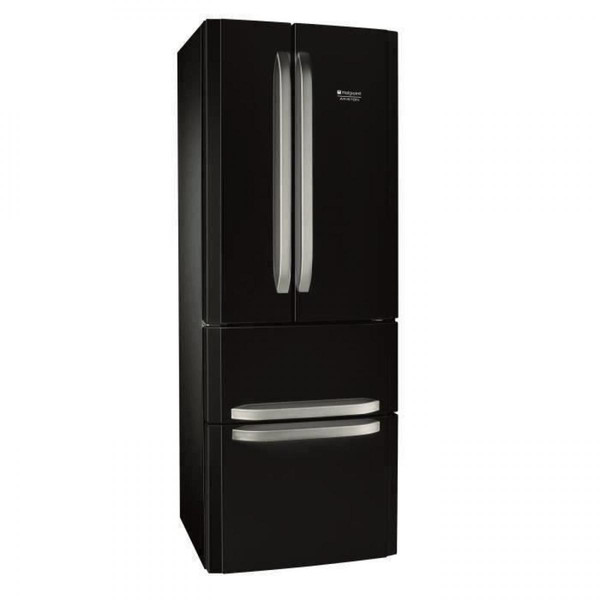Réfrigérateur Hotpoint HOTPOINT E4DBC1 - Réfrigérateur multi-portes - 399L (292+107) - Froid ventilé No frost - L 70cm x H 195.5cm - Noir