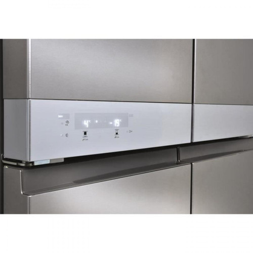 Hotpoint HOTPOINT HAQ9E1L - Réfrigérateur multiportes, 591 L (384 L + 207 L), 187,5 X 90,9 X 69,7 cm, Inox, A+, Total No Frost