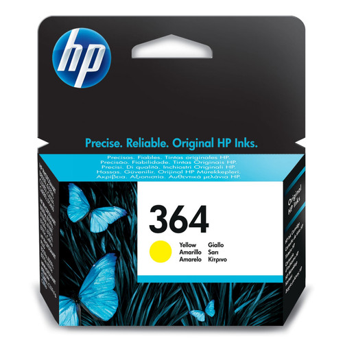 Hewlett Packard HP 364 cartouche d'encre jaune authentique
