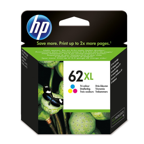 Hp - HP 62XL cartouche d'encre trois couleurs grande capacité authentique Hp - Cartouche, Toner et Papier