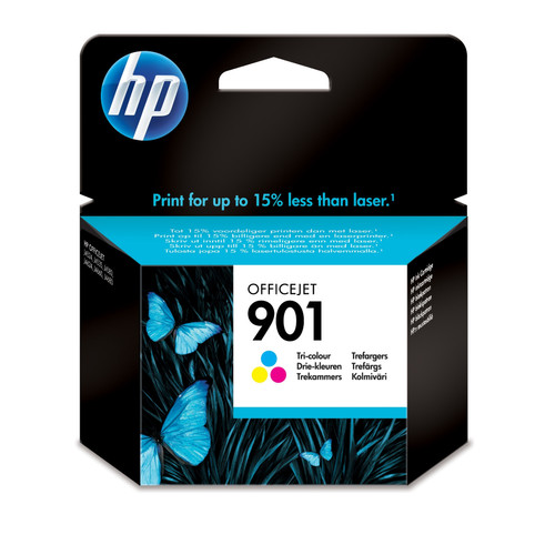 Hp - HP 901 cartouche d'encre trois couleurs authentique Hp  - Toner