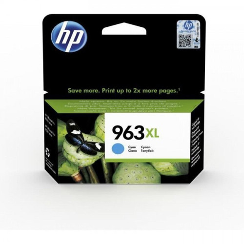 Hp - Cartouche d'Encre - Imprimante HP 963 XL  cyan grande capacité authentique (3JA27AE) pour HP OfficeJet Pro 9010 / 9020 series Hp - Bonnes affaires Hp
