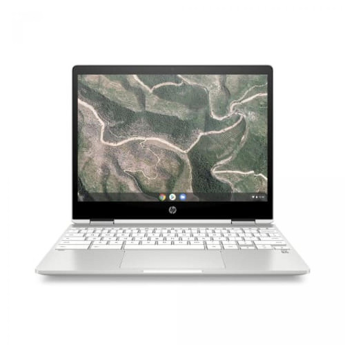 Hp - ChromeBook x360 12b-ca0000sf Ordinateur Portable 2-en-1 12" HD Intel Celeron N4020 4Go RAM LPDDR4 32 Go eMMC ChromeOS Blanc - Chromebook