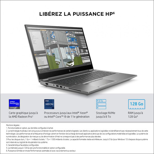 Hp - HP ZBook Fury 17.3 inch G8 Mobile Workstation PC Hp   - Windows 11
