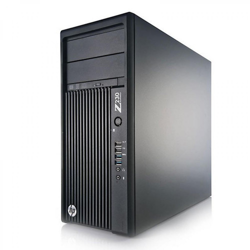 PC Fixe PC HP Z230 Gaming GTX 1050Ti i5-4570 RAM 16Go 240Go SSD + 2To Windows 10